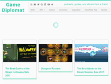 Tablet Screenshot of gamediplomat.com